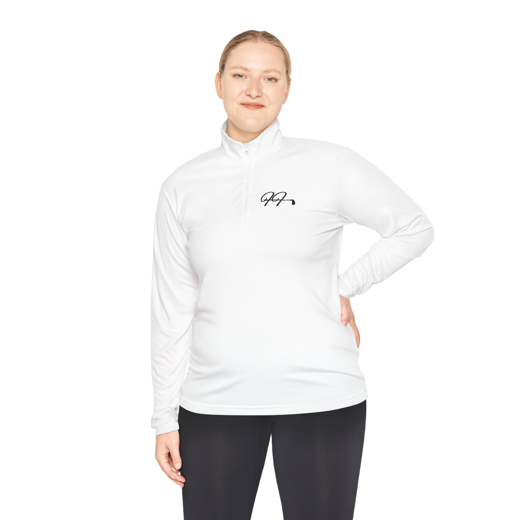 Quarter-Zip Pullover with Signature Design